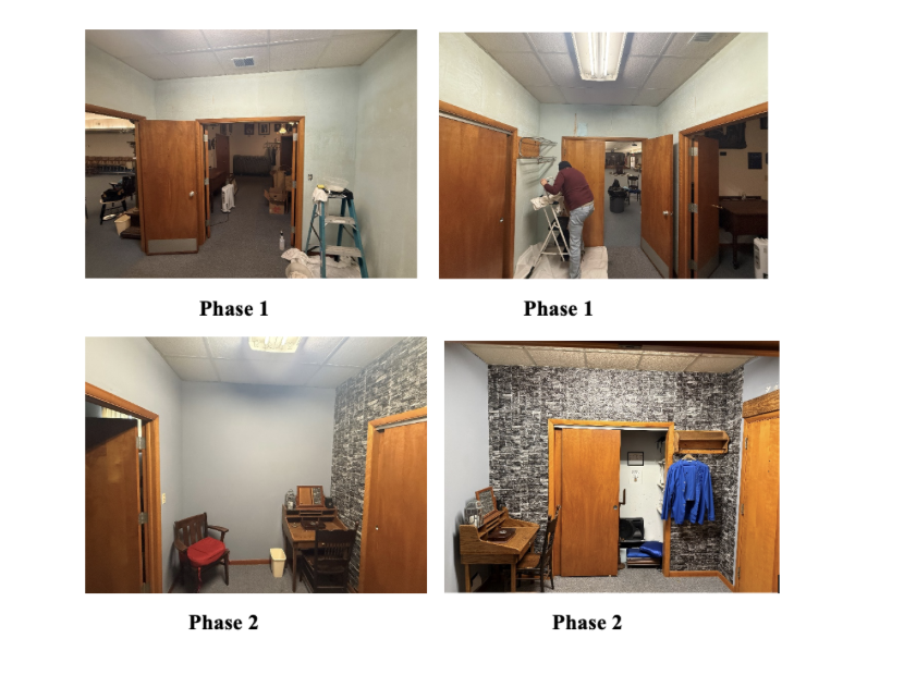  Phase one and phase two of Reynoldsburg Lodge #340 construction for the Chamber of Reflection.